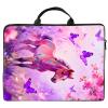 12 inch Laptop Bag for Women & Men - Cherry Blossoms Butterflies Horse Pattern Computer Bag with Handle & Zipper Portable Tote Bags Laptop Sleeve Fits 12 inch Laptops Notebook Tablet & Accessorie view 1