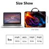 12 inch Laptop Bag for Women & Men - Cute Purple Dragon Pattern Computer Bag with Handle & Zipper Portable Tote Bags Laptop Sleeve Fits 12 inch Laptops Notebook Tablet & Accessorie view 2