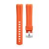 20mm Fluororubber Watch Strap For Omega Seamaster Planet Ocean 600M Stainless Steel Pin Buckle(Orange s1) view 1