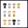 20mm Fluororubber Watch Strap For Omega Seamaster Planet Ocean 600M Stainless Steel Pin Buckle(Orange s1) view 4