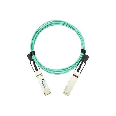 100G-AOC QSFP28 Multi-Mode Direct Attach Cable, High-Speed Transmission Optical Cable for Supercomputer IB Network & Data Center Connectivity(10M)