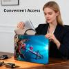 13 inch Laptop Bag for Women & Men - Sea Anchor and Red Roses Flowers Pattern Computer Bag with Handle & Zipper Portable Tote Bags Laptop Sleeve Fits 13 inch Laptops Notebook Tablet & Accessorie view 2