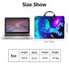 12 inch Laptop Bag for Women & Men - Galaxy Blue Deer Pattern Computer Bag with Handle & Zipper Portable Tote Bags Laptop Sleeve Fits 12 inch Laptops Notebook Tablet & Accessorie view 2