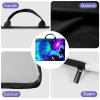 12 inch Laptop Bag for Women & Men - Galaxy Blue Deer Pattern Computer Bag with Handle & Zipper Portable Tote Bags Laptop Sleeve Fits 12 inch Laptops Notebook Tablet & Accessorie view 3