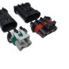 6.3mm Water Tank Radiator Plug 2Hole 3pin Car Electronic Fan Harness Connector High Current Socket Sheath(3p,1sets) view 3