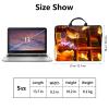 13 inch Laptop Bag for Women & Men - Owl Cat and Book Pattern Computer Bag with Handle & Zipper Portable Tote Bags Laptop Sleeve Fits 13 inch Laptops Notebook Tablet & Accessorie view 2