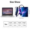 12 inch Laptop Bag for Women & Men - Galaxy Wolf Pattern Computer Bag with Handle & Zipper Portable Tote Bags Laptop Sleeve Fits 12 inch Laptops Notebook Tablet & Accessorie view 2