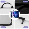 12 inch Laptop Bag for Women & Men - Galaxy Wolf Pattern Computer Bag with Handle & Zipper Portable Tote Bags Laptop Sleeve Fits 12 inch Laptops Notebook Tablet & Accessorie view 3