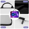 13 inch Laptop Bag for Women & Men - Blue Owl Galaxy Pattern Computer Bag with Handle & Zipper Portable Tote Bags Laptop Sleeve Fits 13 inch Laptops Notebook Tablet & Accessorie view 3