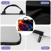 13 inch Laptop Bag for Women & Men - Cute Purple Dragon Pattern Computer Bag with Handle & Zipper Portable Tote Bags Laptop Sleeve Fits 13 inch Laptops Notebook Tablet & Accessorie view 3