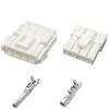 VL6.2mm spacing Connector high Current Cable Two ho/*le Plug 1/2/3/4/6/8/12 pin Wire Harness Socket Terminal Sheath(4p-Row1,5sets) view 1