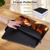 12 inch Laptop Bag for Women & Men - Owl Cat and Book Pattern Computer Bag with Handle & Zipper Portable Tote Bags Laptop Sleeve Fits 12 inch Laptops Notebook Tablet & Accessorie view 4