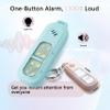Naibudx 130DB Rechargeable Personal Alarm | One-Button Alarm | 4 Flash Light Modes | Equipped with a Back Clip | Free Keychain Included | Ideal for Women, Kids and the ElderlWhite view 2
