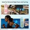 Naibudx 130DB Rechargeable Personal Alarm | One-Button Alarm | 4 Flash Light Modes | Equipped with a Back Clip | Free Keychain Included | Ideal for Women, Kids and the ElderlWhite view 4