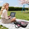 13 inch Laptop Bag for Women & Men - Pink Floral Flowers Pattern Computer Bag with Handle & Zipper Portable Tote Bags Laptop Sleeve Fits 13 inch Laptops Notebook Tablet & Accessorie view 3