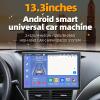 13.3 Android 13 Car Stereo for Subaru Forester (2008-2012), Touch Screen GPS Navigation with Wireless CarPlay, Android Auto, Mirror Link, DSP and Backup Camera(Size:8+128 G) view 2