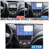 13.3 Android 13 Car Stereo for Subaru Forester (2008-2012), Touch Screen GPS Navigation with Wireless CarPlay, Android Auto, Mirror Link, DSP and Backup Camera(Size:8+128 G) view 3