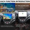 13.3 Android 13 Car Stereo for Subaru Forester (2008-2012), Touch Screen GPS Navigation with Wireless CarPlay, Android Auto, Mirror Link, DSP and Backup Camera(Size:8+128 G) view 4