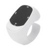 Diyeeni Remote Scrolling Ring for IG Shorts Video Landscape Portrait, Fingertip Wireless Scroller Page Turner Clicker for APP Compatible with iOS, Android (White) view 1