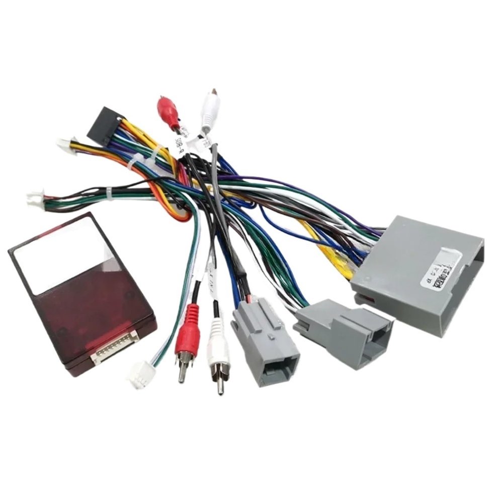 16 Pin Canbus Box With Cable Adaptor Compatible For Ford Explorer / F150 Compatible For Chevrolet BLRZER Video Wiring Harness Cable Android Car Radio