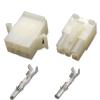 3191 Connector Spacing of 6.7mm Male and Female Docking Connectors 2p3p4p6p9p12p High Current Wire Harness Plug Sheath(6p,1sets) view 1