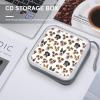 PPIKTC Portable CD/DVD Holder Lover Gifts Cute Funny Dogs, 40-Capacity Hard Case with Zipper, Protective Storage Binder for Music Movies Game Discs view 3