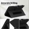 11" Case for TCL NXTPAPER 11 Gen 2 Android Tablet (Model 9465X), FJIASTB PU Leather Folding Cover with Pen Holder and Wrist Strap, Business Travel Portable (Black) view 3
