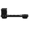 Aluminum Alloy Triple Hot Shoe Mount Light Bracket Extension Rod, Camera Phone Gimbal Mount Bracket, CNC Precision Machining with 1/4 Screw Hole, for Microphone Fill Light and Othe view 2