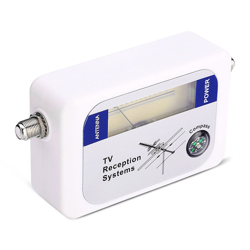 Solinder TV Signal Finder, Digital Aerial Terrestrial Antenna Strength Meter for Remote Satellite, Great Professional Signal Detection with Backlight Function, Enjoy a Digital TV Era for