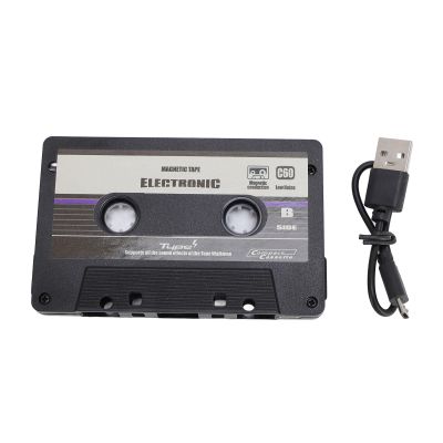 Mtlavishness Car Bluetooth Cassette Adapter Receiver USB Powered Vehicle Tape Player Adapter for Smartphone Digital Music Playback and Recording