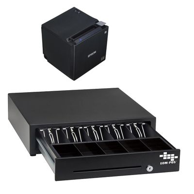 Hardware Bundle for Shopify POS - Cash Drawer and Thermal Receipt Printer,[Compatible with Shopify POS]