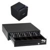 Hardware Bundle for Shopify POS - Cash Drawer and Thermal Receipt Printer,[Compatible with Shopify POS] view 1