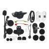 Klanata Motorcycle Bluetooth Headset Intercom System for 2 Riders, 1000M 3280ft Long Range Motorbike Helmet Speaker with Music Sharing and Bluetooth 5.0, IP66 for ATV Snowmobile and UTV view 1