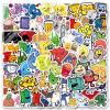 120Pcs BFDI Stickers Pack, Aesthetic Vinyl Waterproof Sticker Decals for Water Bottle,Laptop,Phone,Skateboard,Scrapbooking,Bumper view 1