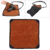 Folding Camera Protective Wrap Cloth Blanket, DSLR Lens Flash Cloth Protect Cover, Soft Flannel Material with Foldable Design for SLR Cameras Lenses Binoculars Tripods Filters, Bro (Small) view 2