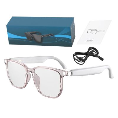 AI Translator Glasses, Real-Time Interpretation Eye Glasses, Smart Languages Eyewear Translation Glasses, Music Playback Real-Time Translating Electronics Supports 144 Languages for Working, Trav