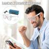AI Translator Glasses, Real-Time Interpretation Eye Glasses, Smart Languages Eyewear Translation Glasses, Music Playback Real-Time Translating Electronics Supports 144 Languages for Working, Trav view 2