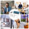 AI Translator Glasses, Real-Time Interpretation Eye Glasses, Smart Languages Eyewear Translation Glasses, Music Playback Real-Time Translating Electronics Supports 144 Languages for Working, Trav view 4