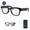 AI Smart Glasses with 8MP HD Camera Continuous 1200P Video Recording Real-Time Voice Translation (100+ Languages), AI Object Recognition & Q&A, Open-Ear Bluetooth Music, Travel and Sports view 1