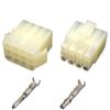 1Set Automotive 6.2mm Connector Docking Plug 2p3p4p6p9p12p Electrical High Current Cable Socket Sheath(12p,5sets) view 1