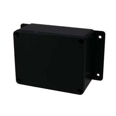 AN-2804-AB,Wall Mount Panel Enclosures Aluminum Enclosure with Mounting Flanges Black (4.5 X 3.5 X 2.2 in)