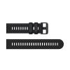 22mm Silicone Watchband Strap Compatible with Forerunner 745 Smart Watch Band(Black) view 1