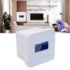 GOWENIC Wall Mounted Bluetooth Amplifier, Wall Mount Music Amplifier, 2 Channel 1.7 Inch LCD Display Bluetooth 5.0, Wireless IR Remote Support 2 Speaker Stereo HiFi Music (White) view 2