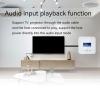 GOWENIC Wall Mounted Bluetooth Amplifier, Wall Mount Music Amplifier, 2 Channel 1.7 Inch LCD Display Bluetooth 5.0, Wireless IR Remote Support 2 Speaker Stereo HiFi Music (White) view 4