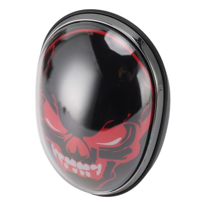 Brrnoo Skull Speaker Portable Wireless Speaker with Halloween Light for Laptop Tablet Smartphone (Black)