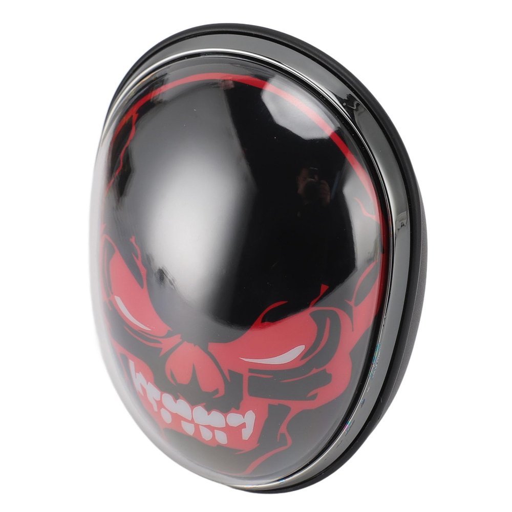Brrnoo Skull Speaker Portable Wireless Speaker with Halloween Light for Laptop Tablet Smartphone (Black)