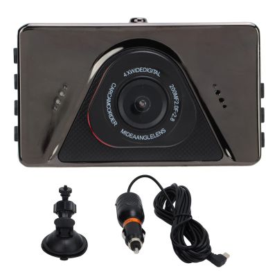 3in Car Dash Camera and High Definition Driving Recorder with 120 Degree Wide Angle Lens, G Sensor Universal Dashboard Camera with Automatic Recording and Power Save for