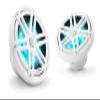 JL Audio M3 Series 6.5" Marine Coaxial Speakers w/Gloss White Sport Grilles w/RGB LED Lighting - M3-650X-S-Gw-i [010-03064-00] view 1