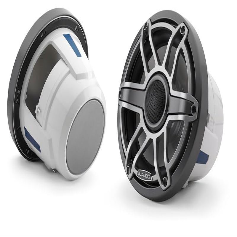 JL Audio M6 Series 8.8" Marine Coaxial Speakers w/Titanium Sport Grille - M6-880X-S-GmTi [010-03079-00]