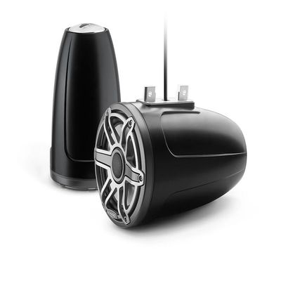 JL Audio M6 Series 7.7" Enclosed Tower Coaxial System w/Titanium Sport Grille - M6-770ETXv3-Sb-S-GmTi [010-03279-00]
